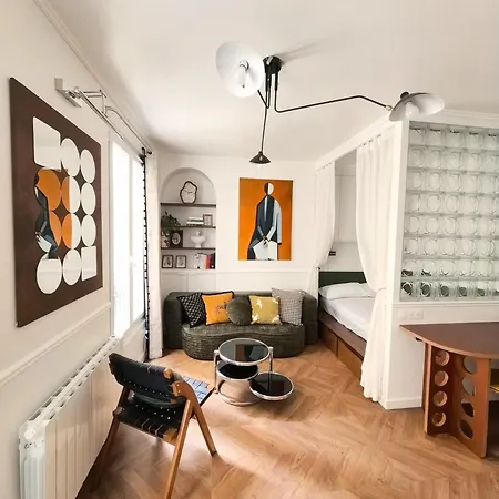 Eiffel Tower 6-min Walk Charming 3 Sleeper Apartamento *