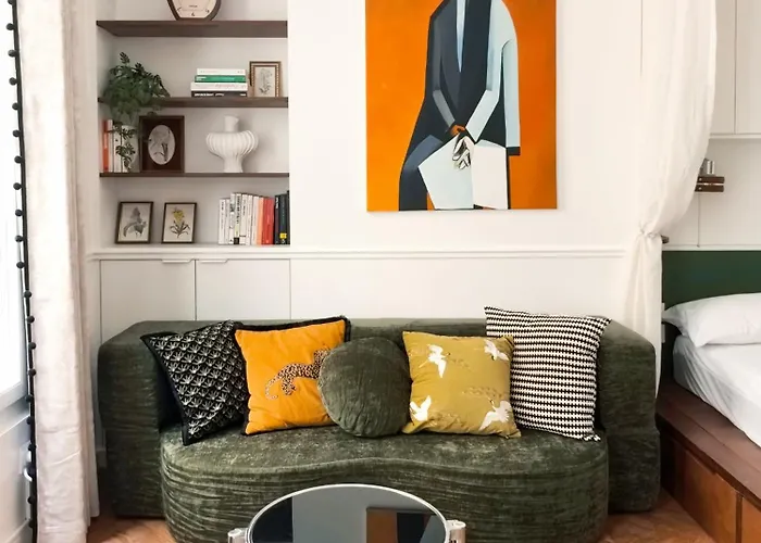 Apartman Eiffel Tower 6-min Walk Charming 3 Sleeper Párizs